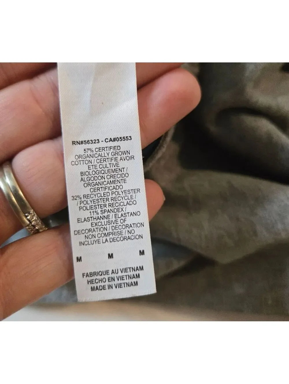 Nike Just Do It Gray Leggings – Women’s Size M